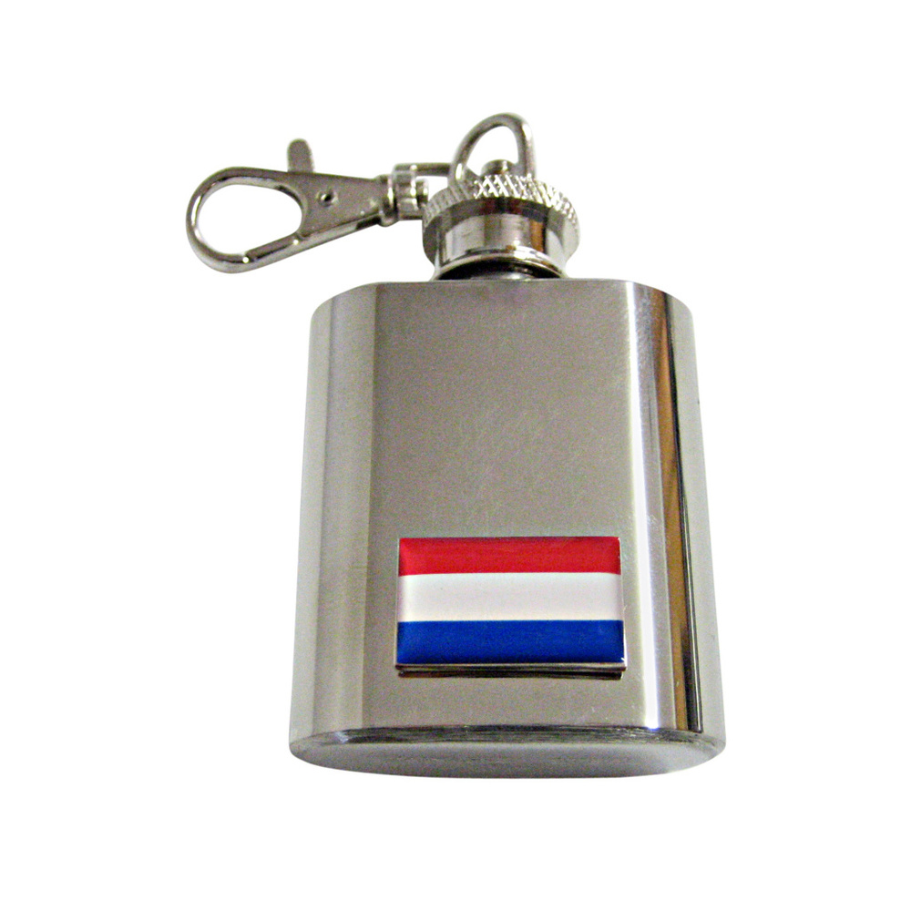 Netherlands Flag Keychain Flask - image 1